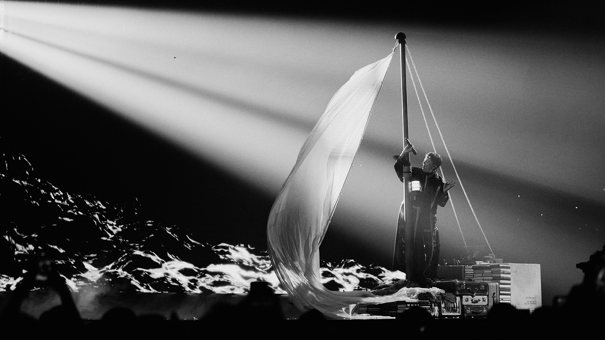 Momento de la actuación de JJ en Eurovisión. Fotógrafa Alma Bengtsson