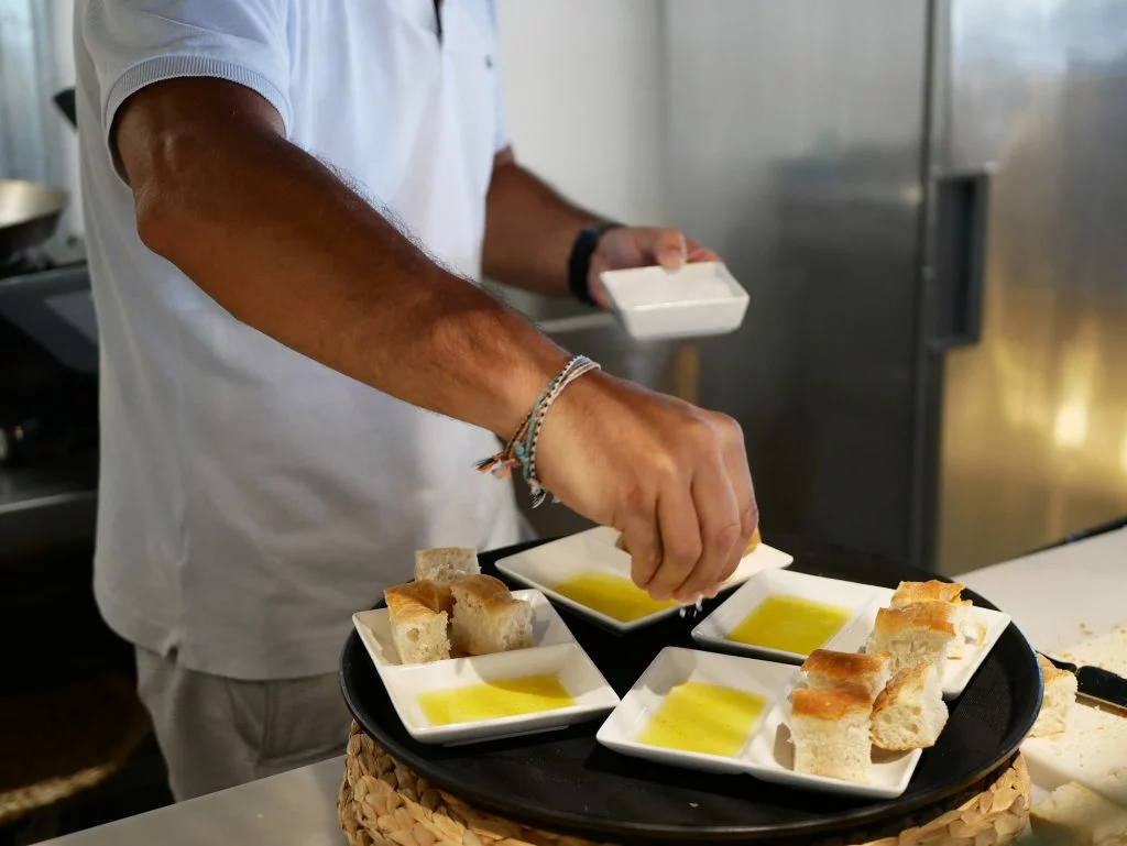 pan de cristal con aceite picual virgen extra