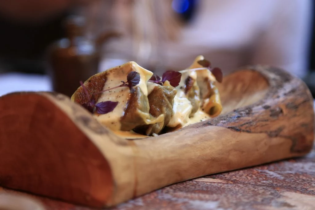 Truffled Mushroom Dumplings