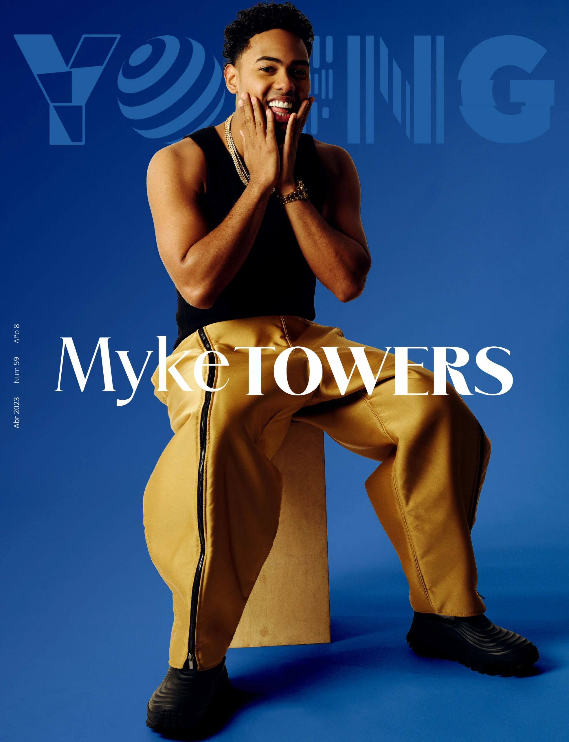 Myke Towers portada en Revista YOUNG España