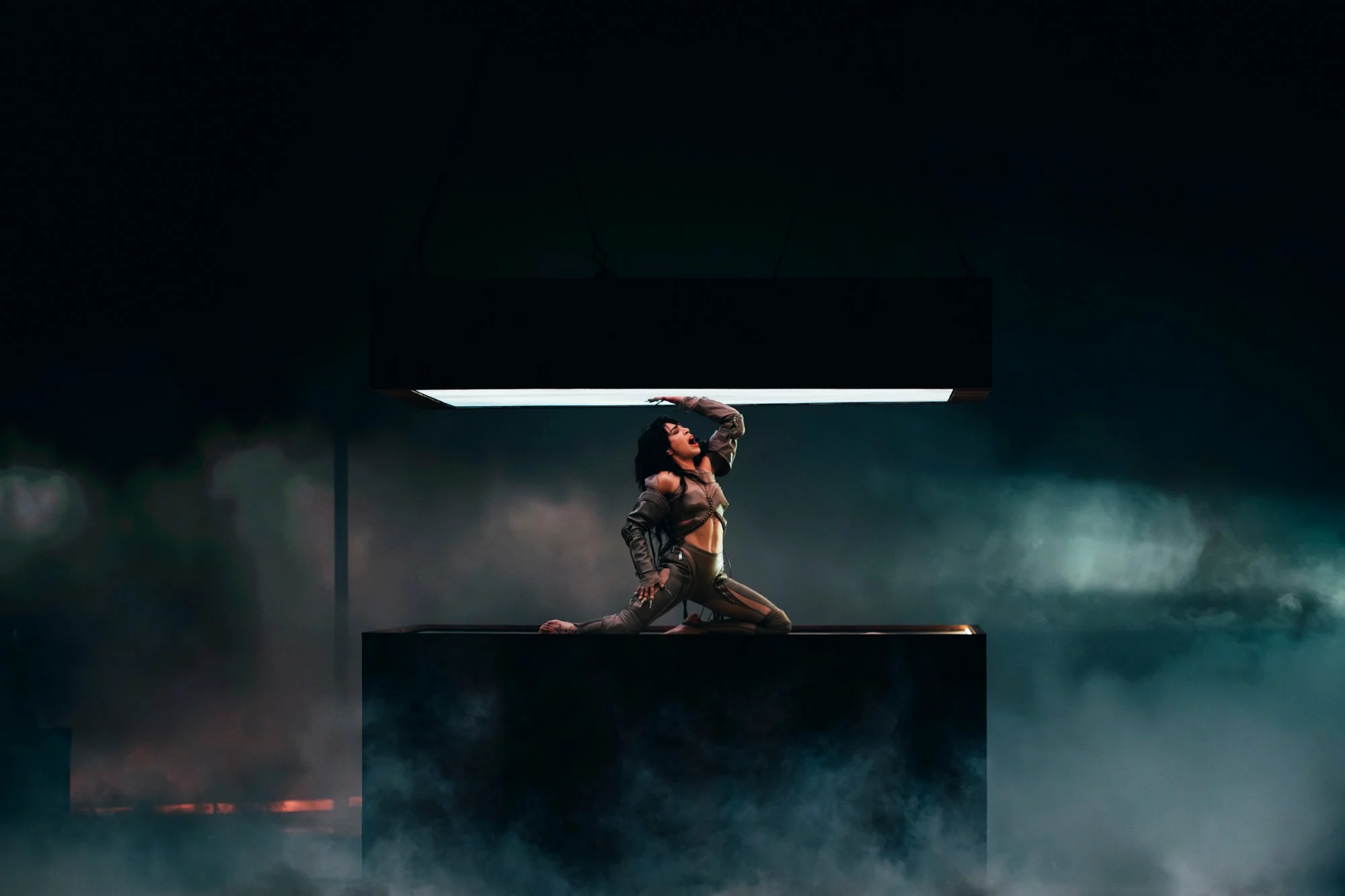 La representante de Suecia, Loreen, en el segundo ensayo. Fotografía de Sarah Louise Bennett (EBU)