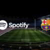 Imagen promocional del acuerdo de patrocinio entre Spotify y el FCB Barcelona