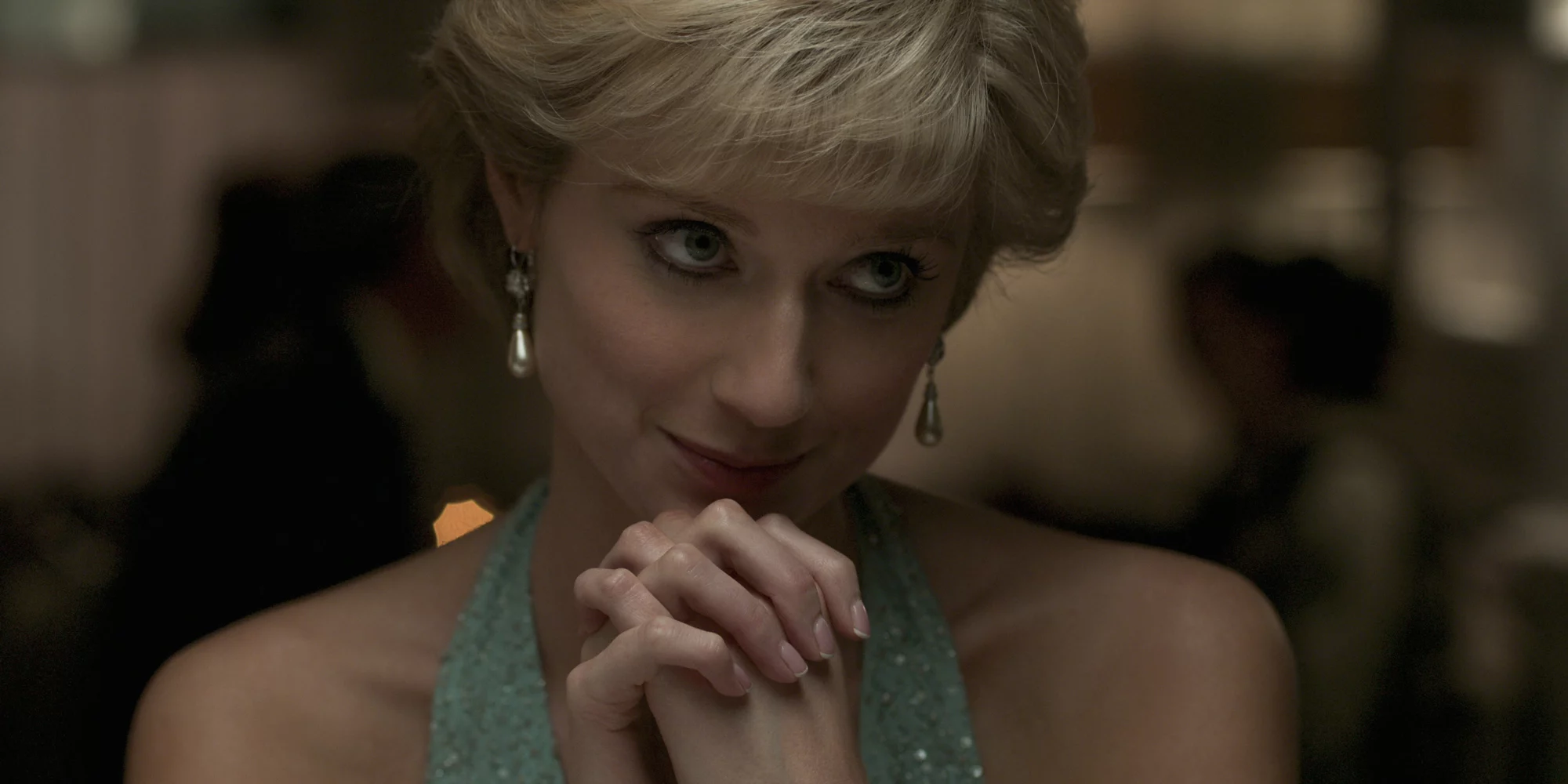 La actriz Elizabeth Debicki en el papel de Diana en The Crown