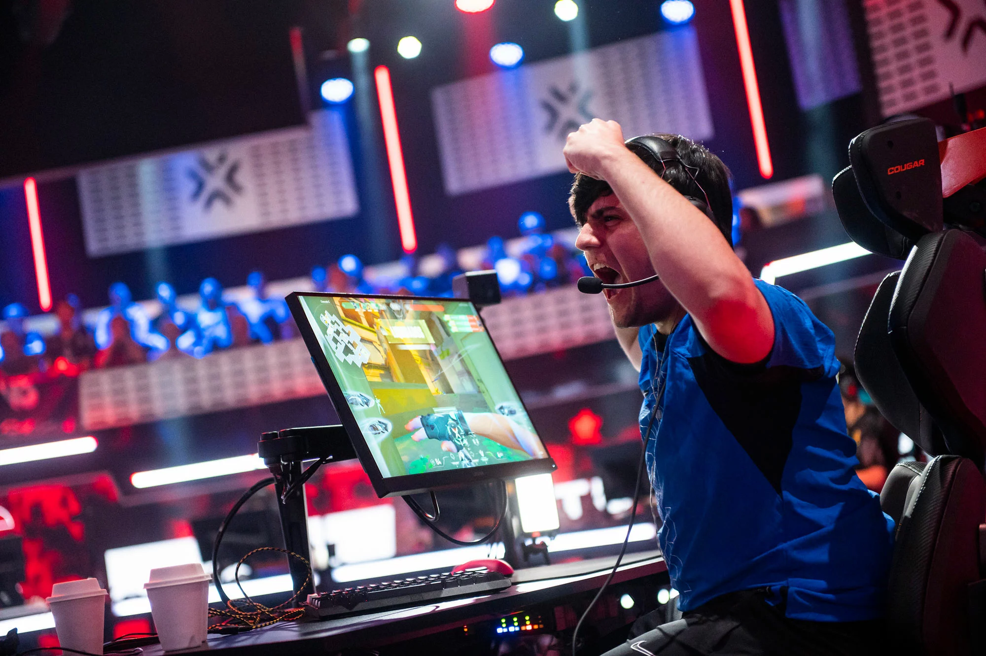 Fitinho celebra una ronda (autor: Hara Amorós / Riot Games / LVP / lag.)