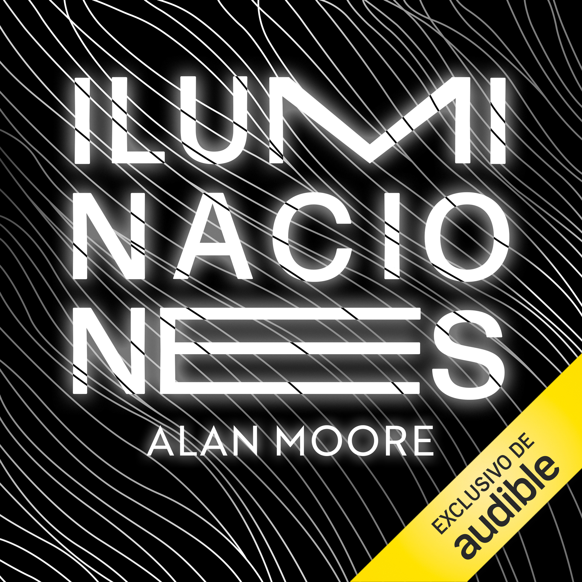 Diseño de carátula del audiolibro “Iluminaciones” de Allan Moore en Audible