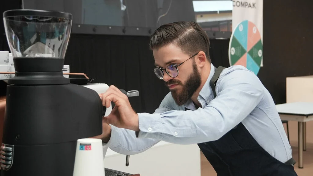 El barista Rufus Blad