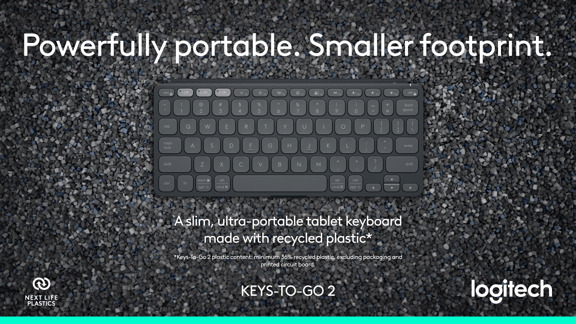 El Key Así es el Keys-To-Go 2, el teclado ultrafino de Logitech para tablets