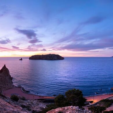 La costa del Estartit con vistas a las Islas Medes