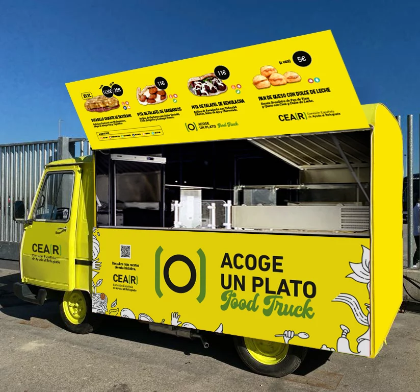 Foodtruck solidario de CEAR
