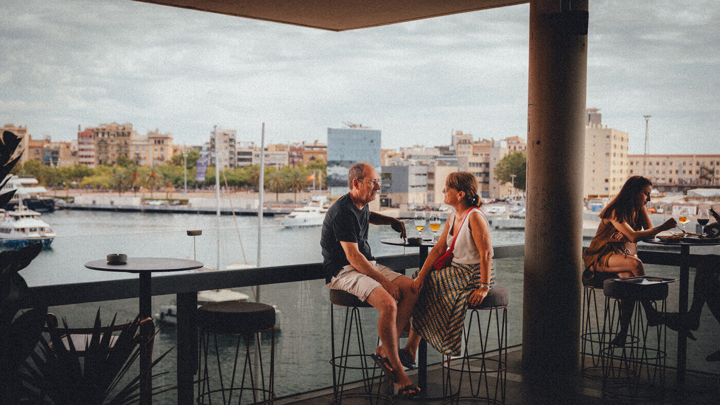 Vista comedor del Time Out Market