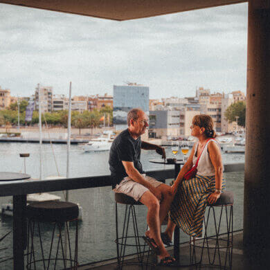 Vista comedor del Time Out Market