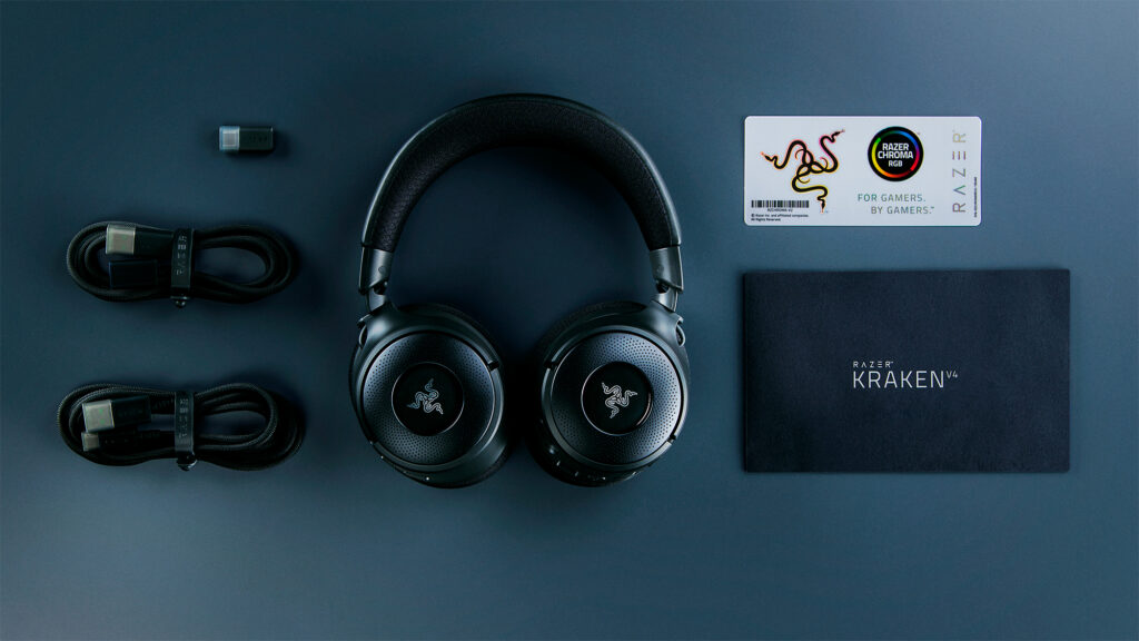 Contenido del paquete Razer Kraken V4