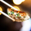 Gyozas de verduras, plato servido en el Restaurante Madame Ramen