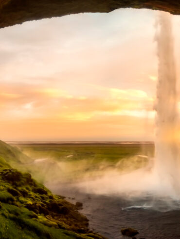 Islandia Cascada Seljalandsfoss