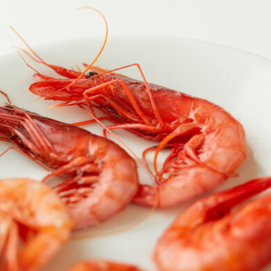 Gamba de Vilanova a la plancha del Platillu de Vilanova