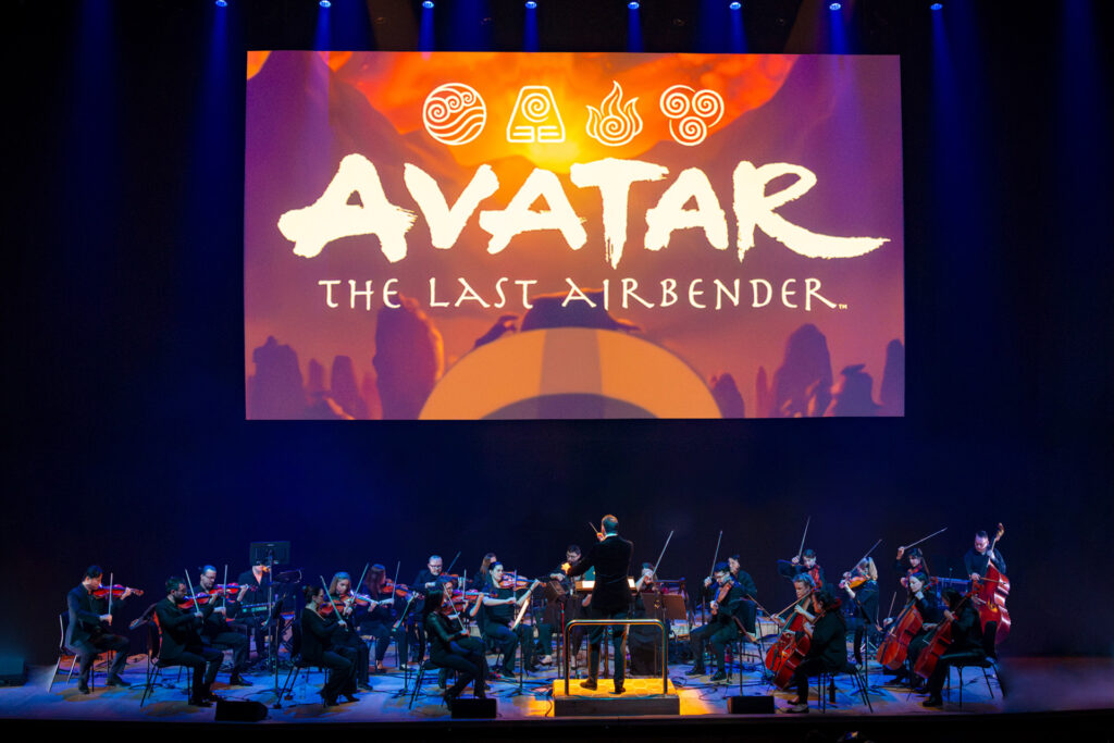 Avatar The Last Airbender. Fotografia del concierto. Fotografía de Zdenko Hanout