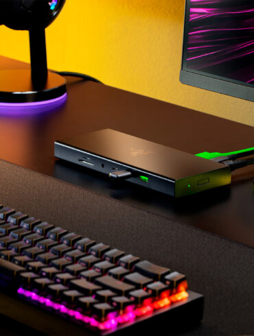 Vista de escritorio del Razer USB 4 Dock