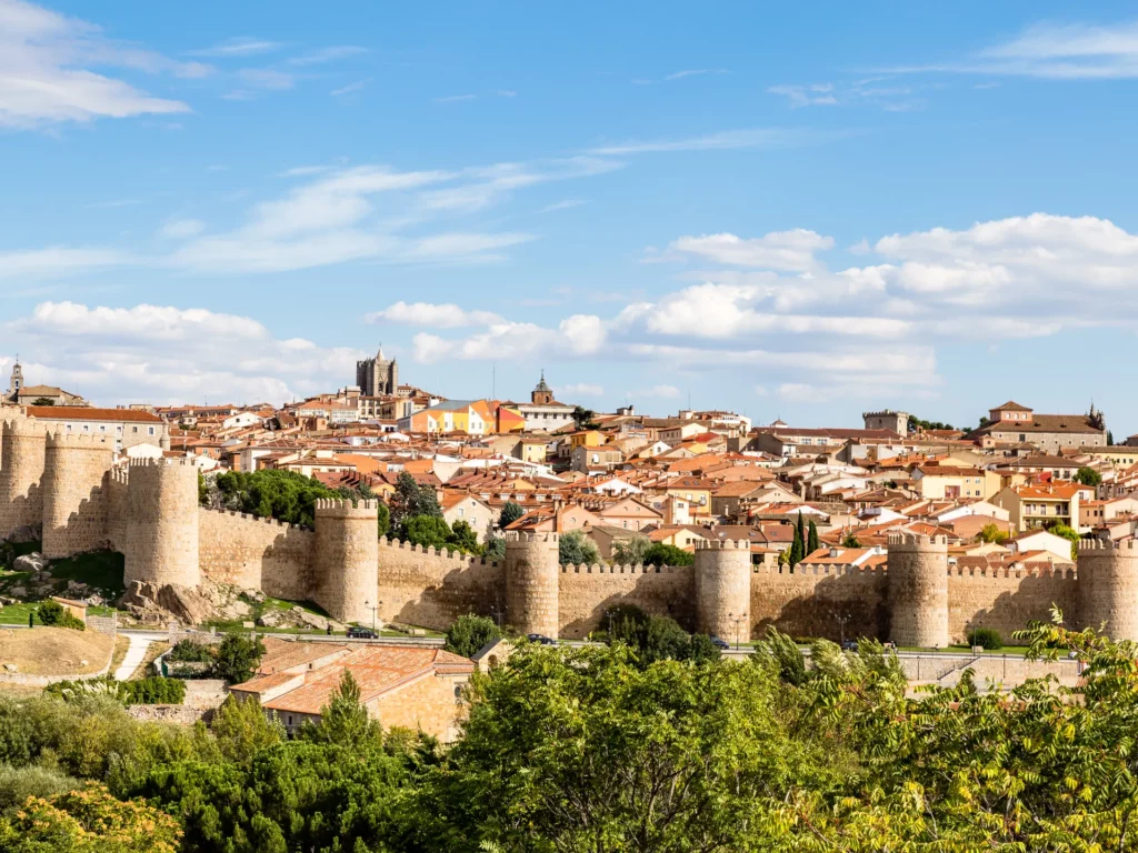 Fotografía de la muralla de Ávila