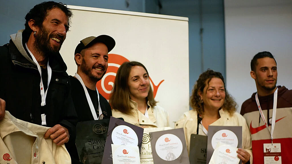 Algunos de los asistentes al evento tras recoger sus nuevas distinciones