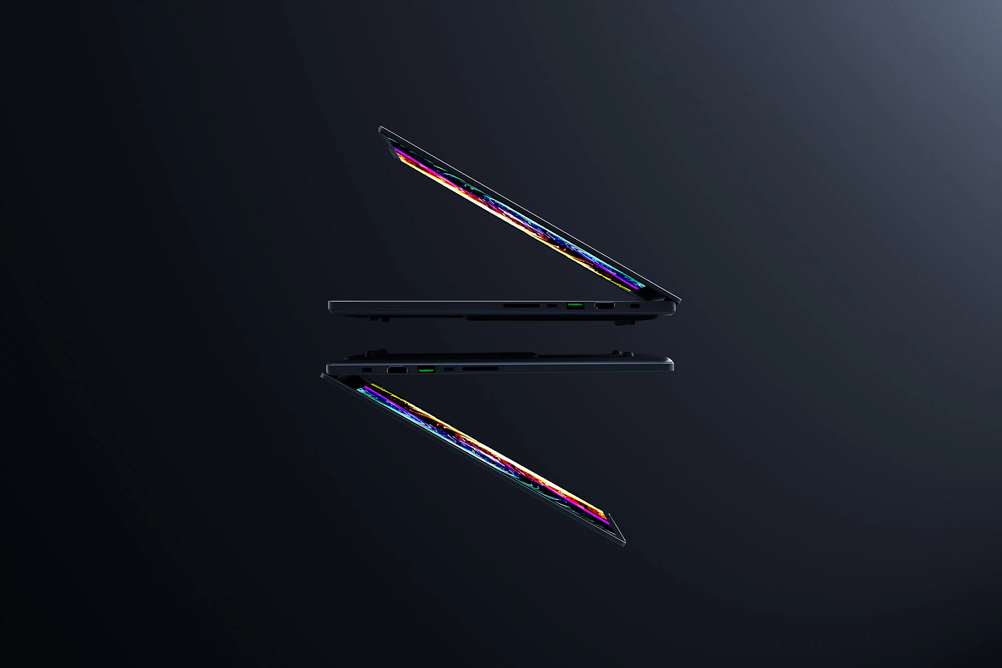 Vista lateral del Razer Blade 16