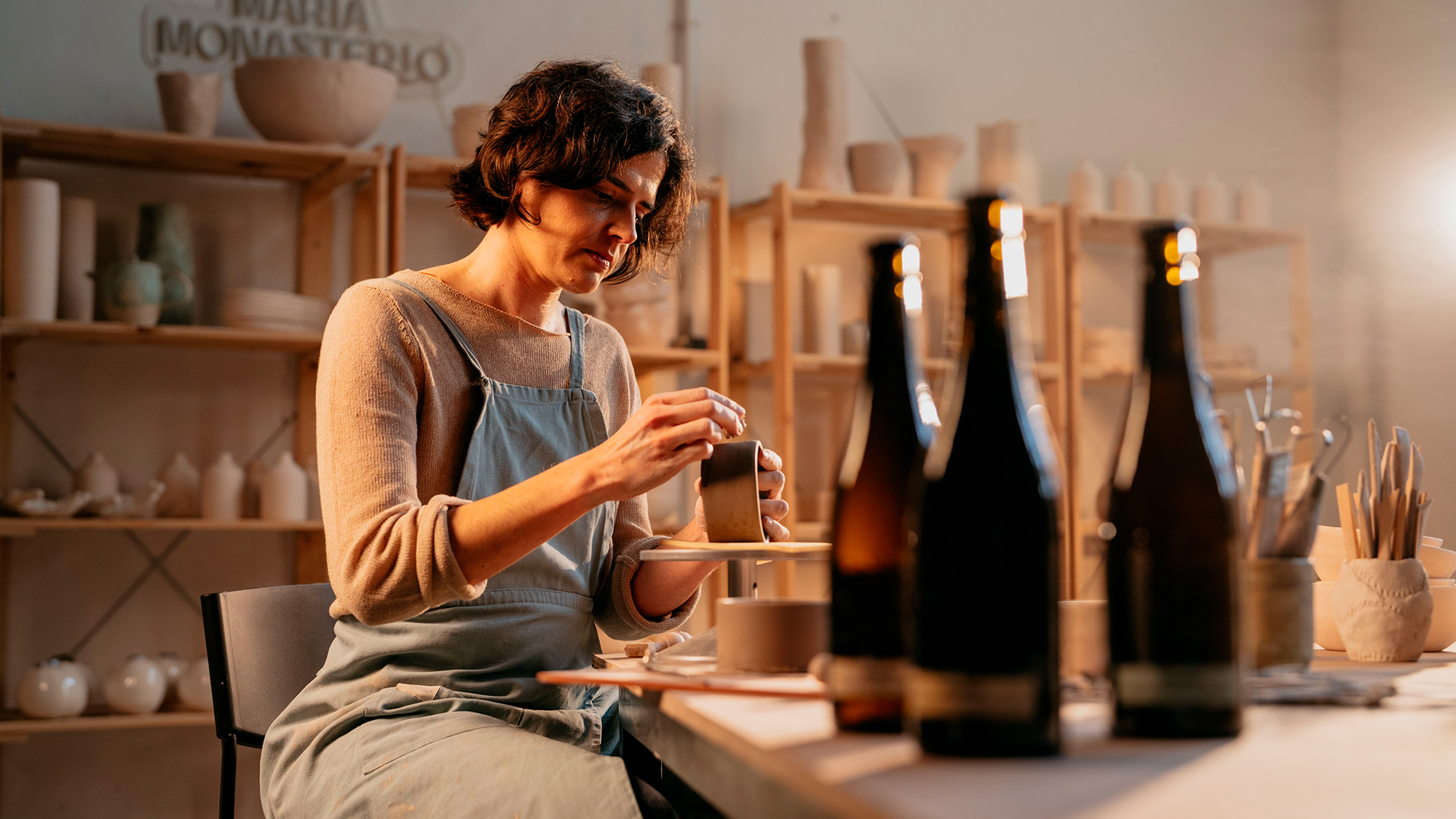 Numeradas de Cervezas Alhambra y María Monasterio