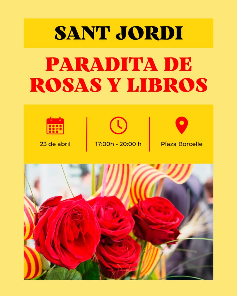 Diseño para anunciar una paradita hecho con Canva