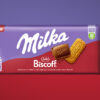 Tableta de chocolate Milka con galleta Biscoff o Lotus