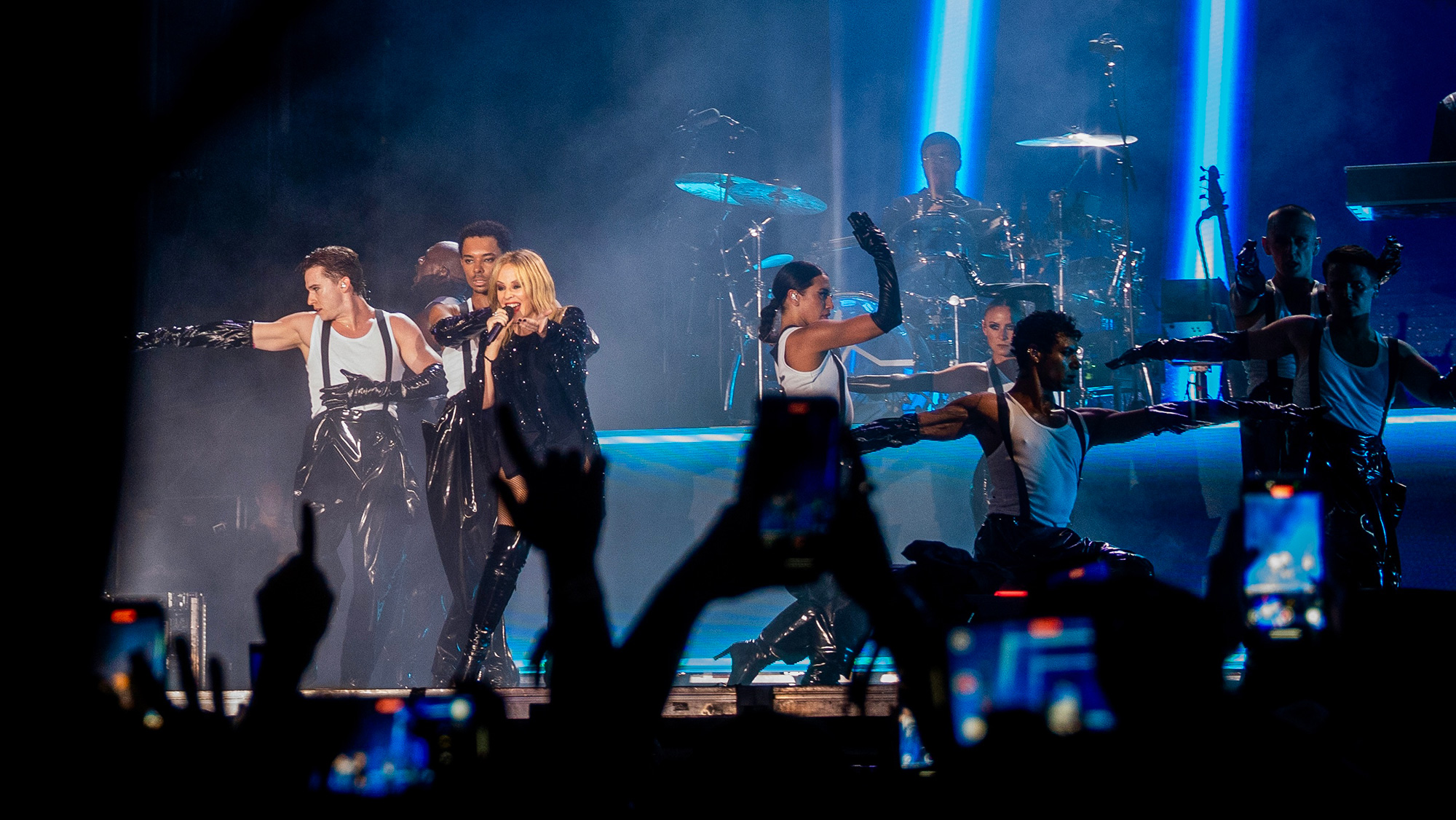 Kylie Minogue en su concierto en el Bilbao BBK Live. Fotografía cedida por el festival