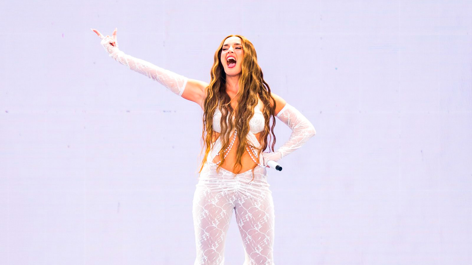 Lola índigo en el concierto en Barcelona