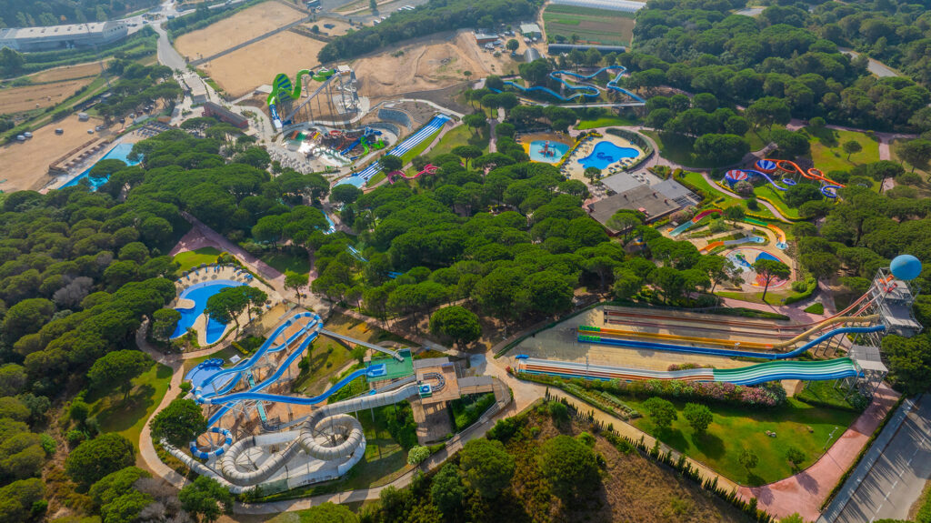 Vista aérea de Water World
