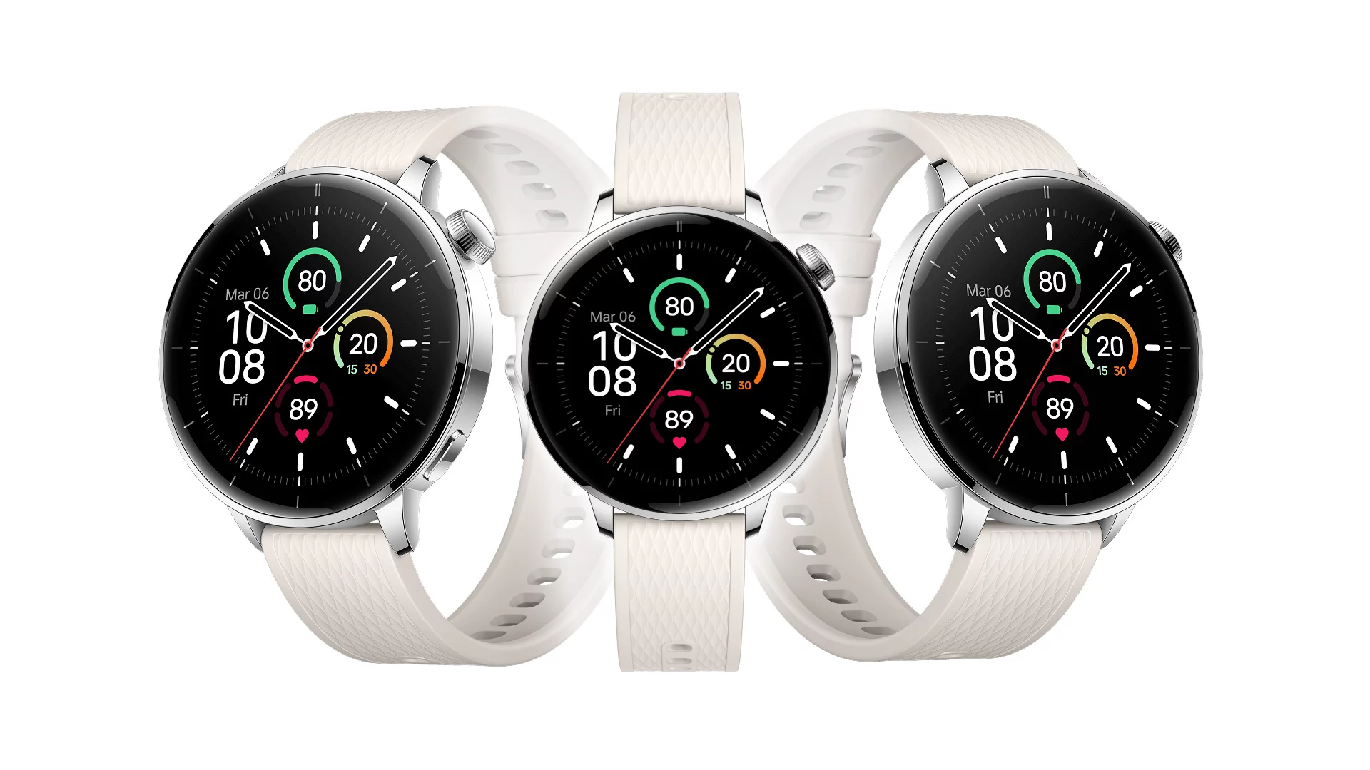 Vistas angulares del OnePlus Watch 3 (43 mm)