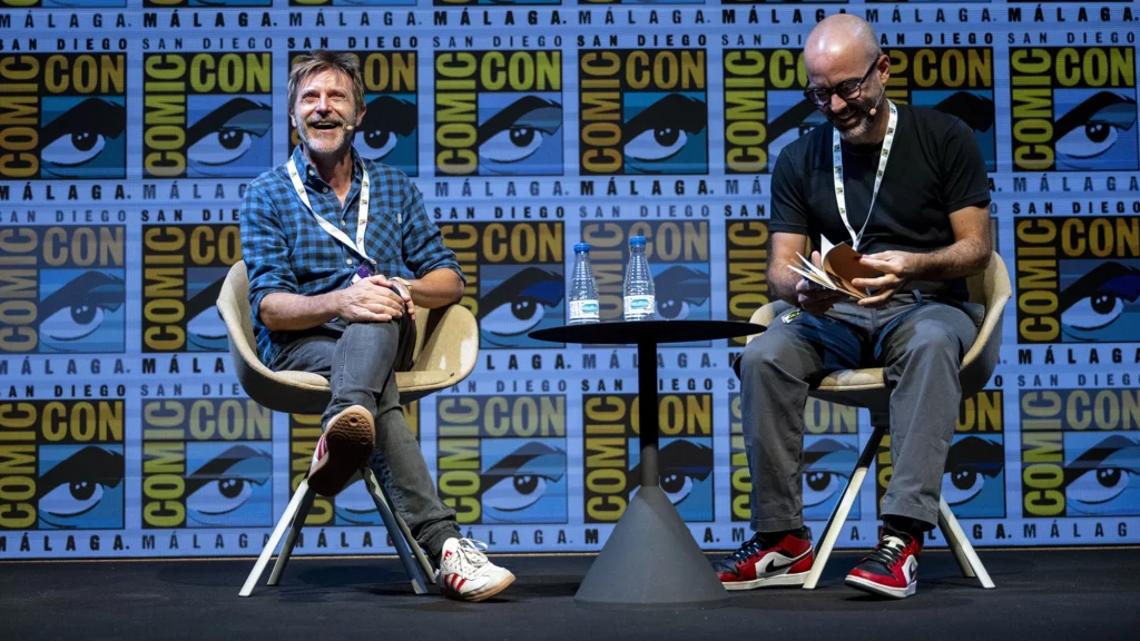 Panel Del papel a la pantalla, fotografía Dani Gago