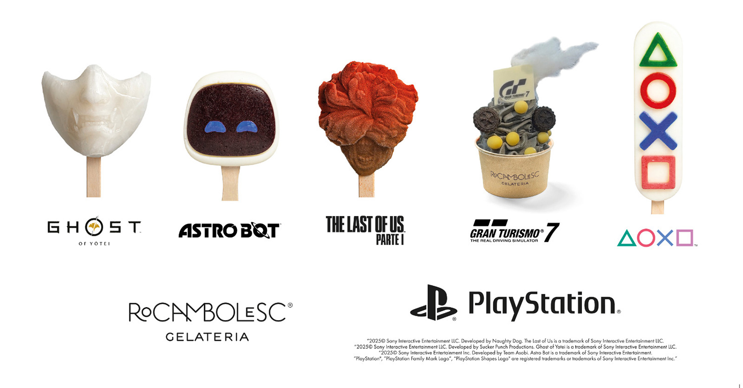 Selección de helados inspirados en títulos de PlayStation