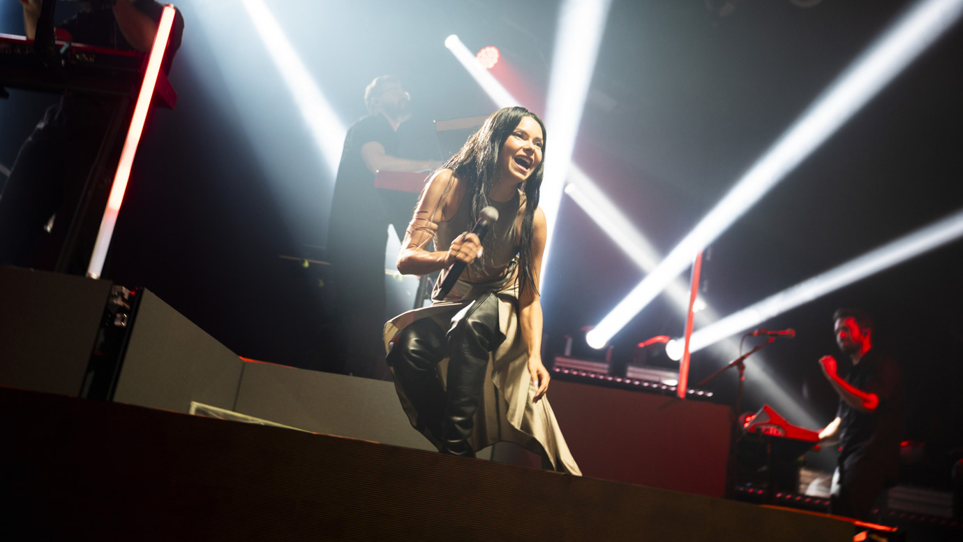 Inna en concierto en la sala Razzmatazz de Barcelona. Fotografía cedida.