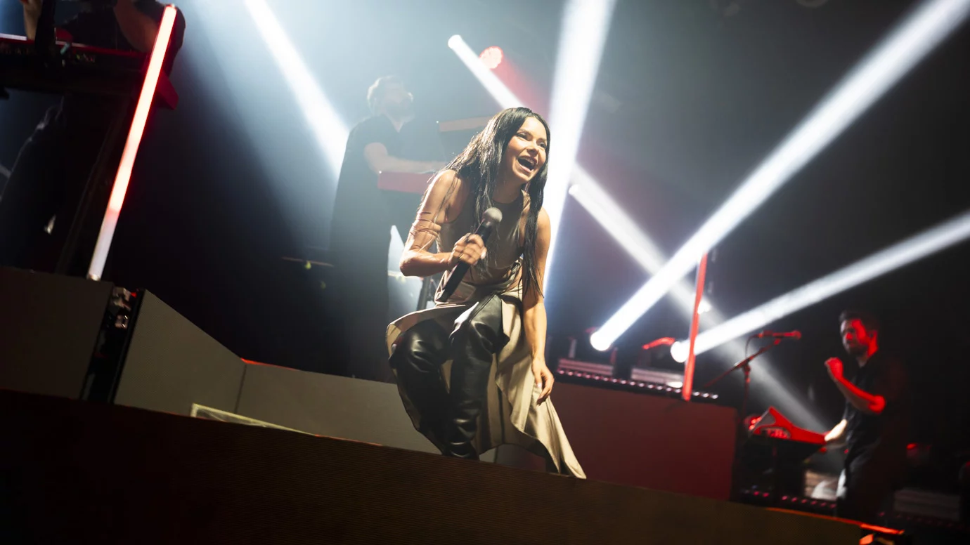 Inna en concierto en la sala Razzmatazz de Barcelona. Fotografía cedida.