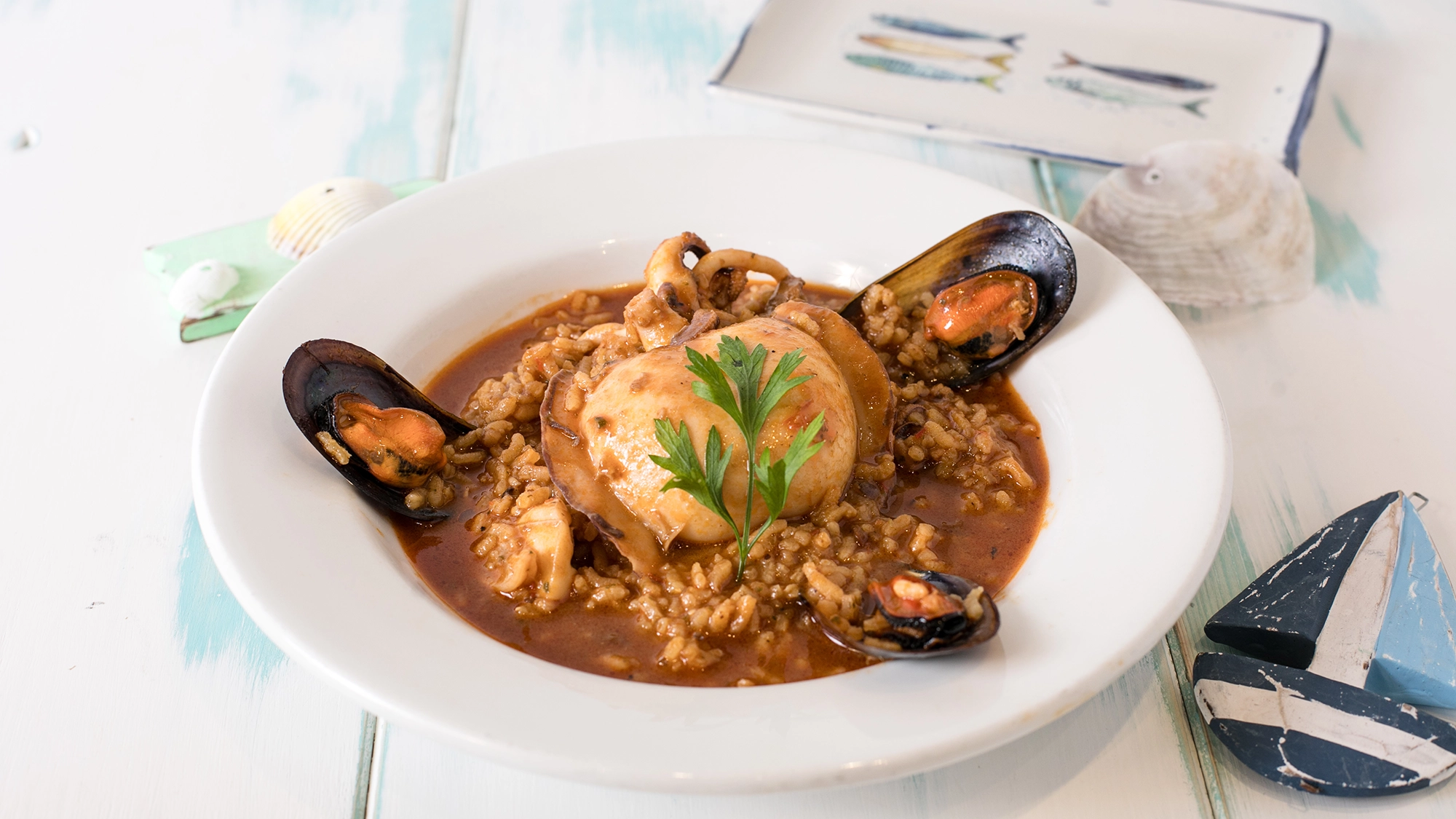 Arroz caldoso con sepia, El Café del Mar