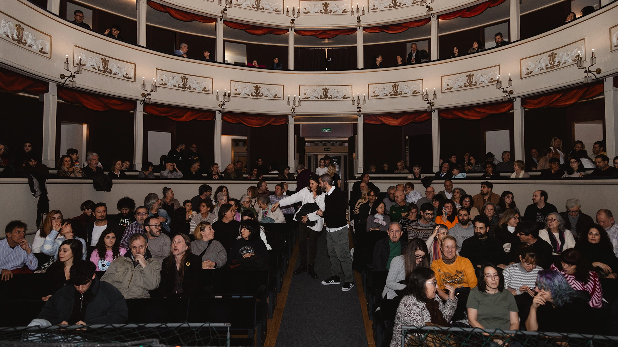 Fotografia de la Gala90 de la pasada edición del ARANCINE. Fotografía de Luisja Duran