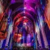 Imagen del espectáculo LUMINISCENCE en la Basílica de Santa Maria del Pi en Barcelona