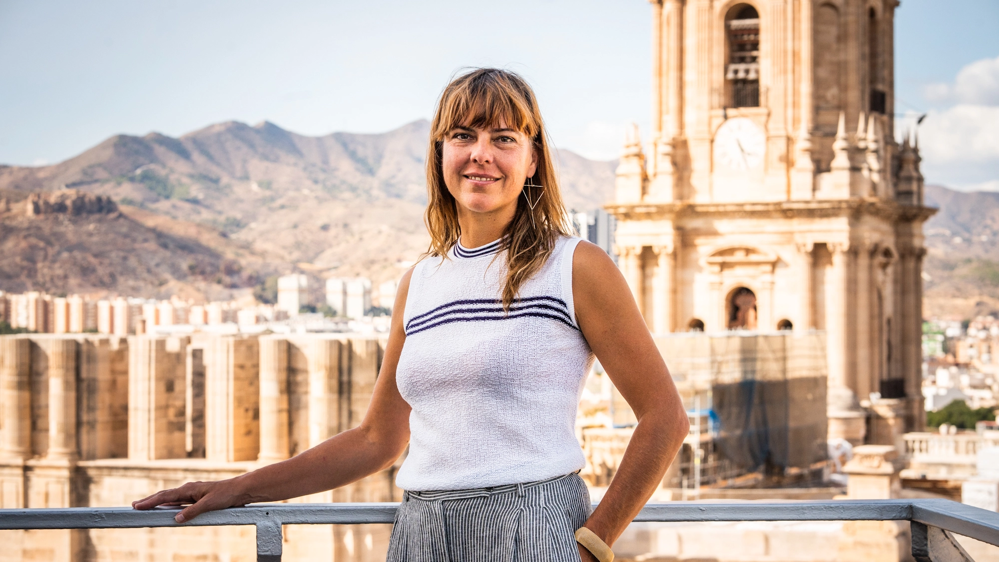 La directora canadiense Sophie Deraspe. Fotografia Festival de Cine Francés de Málaga