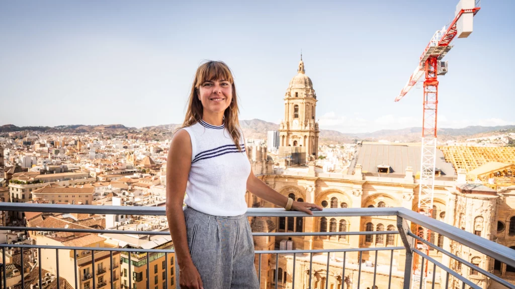 La directora canadiense Sophie Deraspe. Fotografia Festival de Cine Francés de Málaga