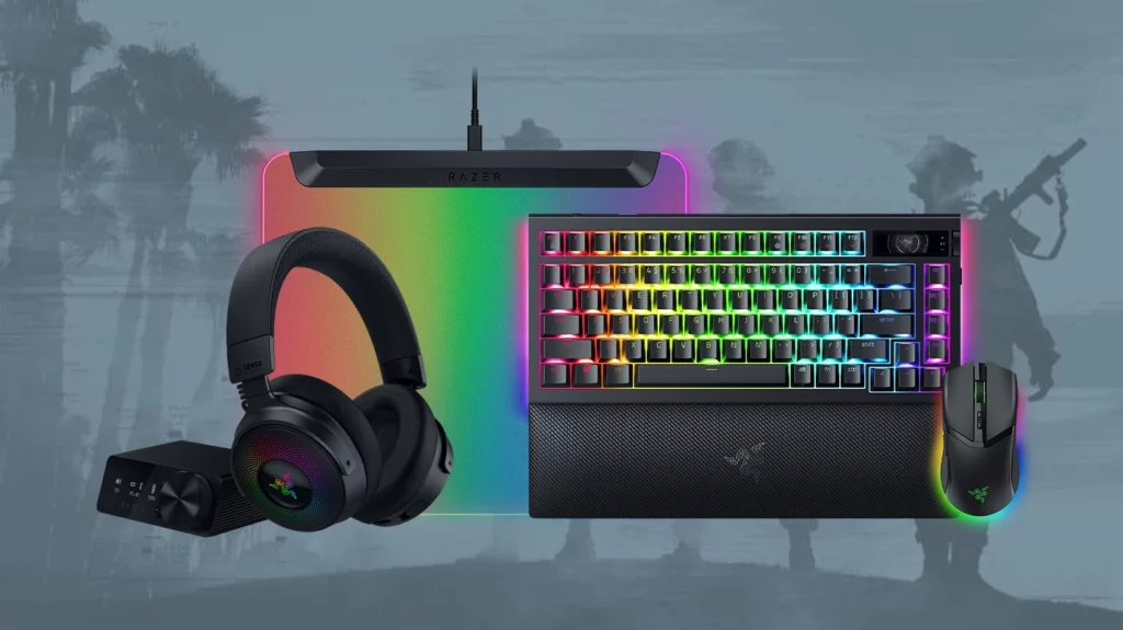 Selección de productos con RGB de Razer