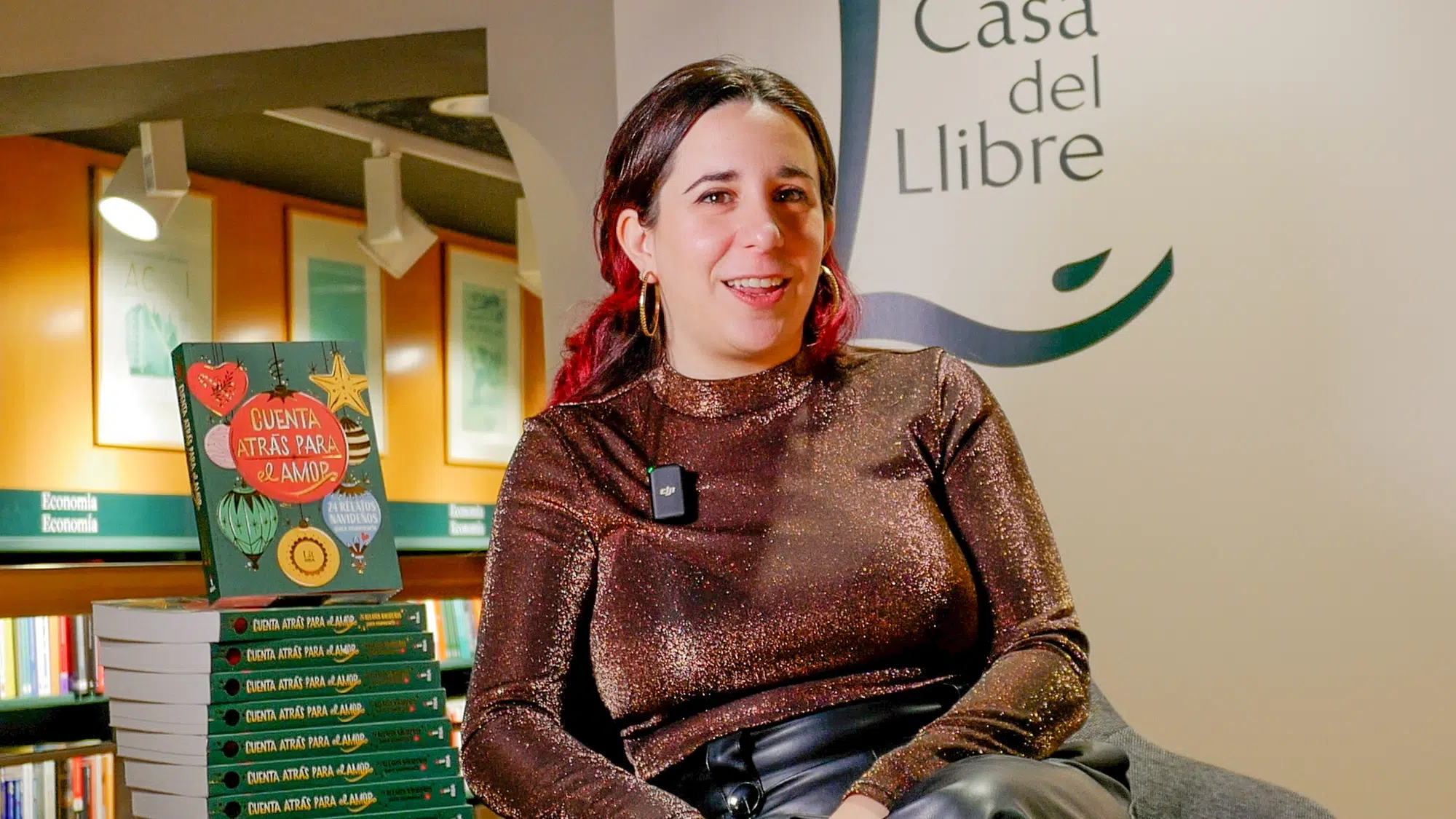 La escritora Laia Soler en un fotograma de la entrevista con la Revista YOUNG