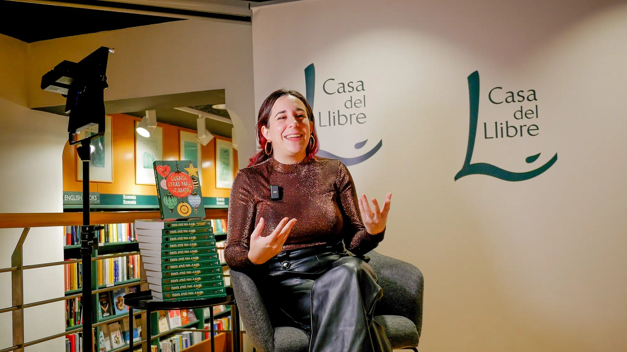 La escritora Laia Soler en un fotograma de la entrevista con la Revista YOUNG