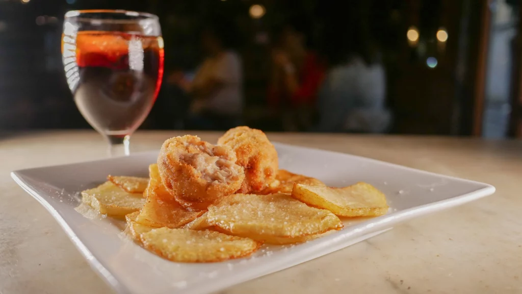 Croquetas de cocido del Bar Marsella