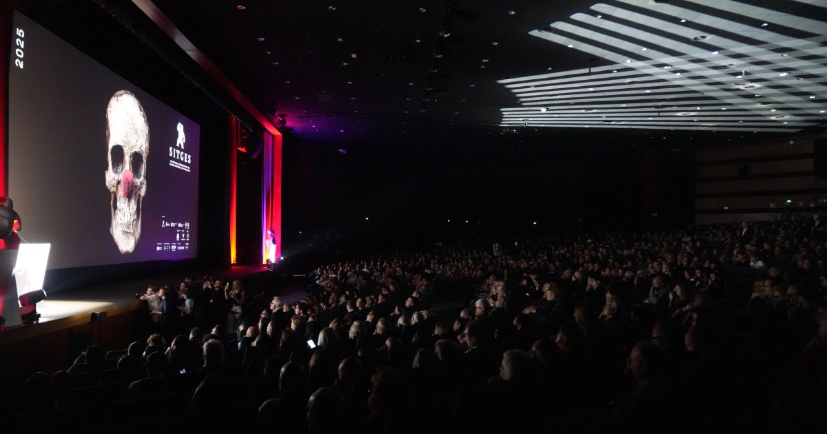 Sala repleta para la proyección de clausura de Sitges en 2025