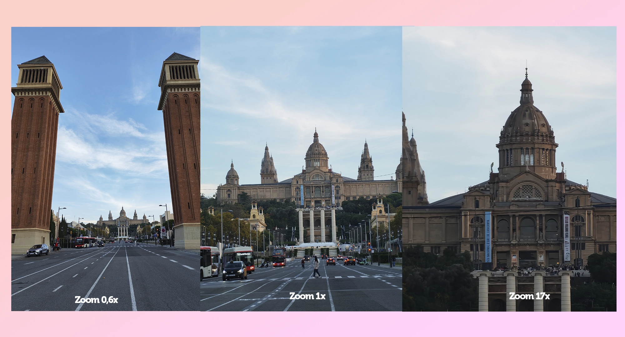 Comparativa de resolución de la cámara del Honor 400 5G