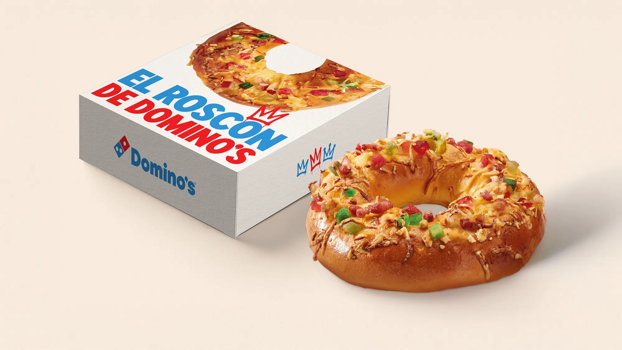 Vista producto del Roscón salado de Domino's Pizza