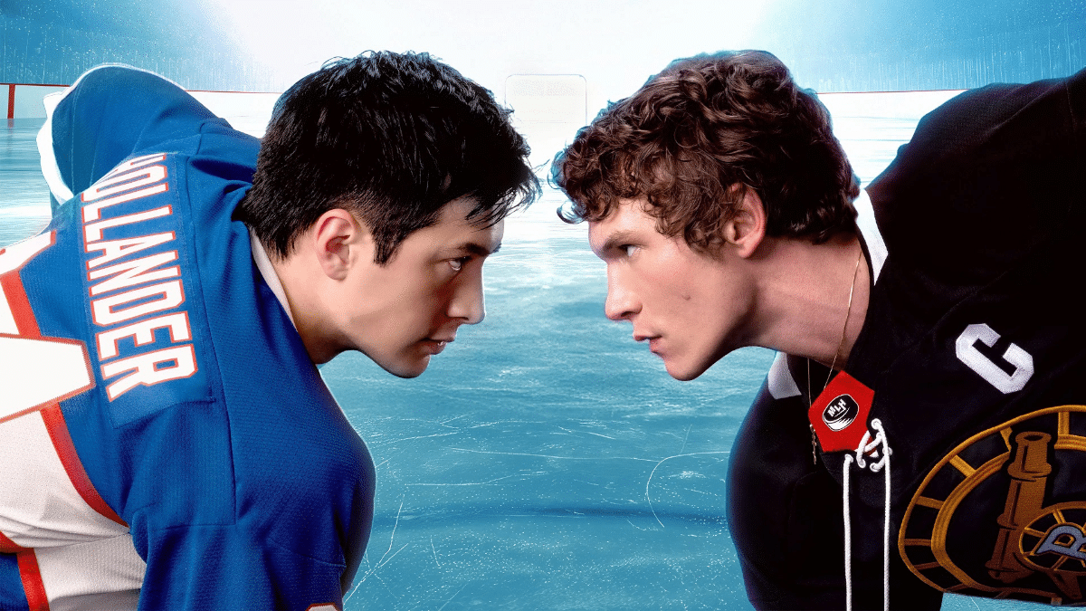 Fotografía promocional de Heated Rivalry "Más que rivales"