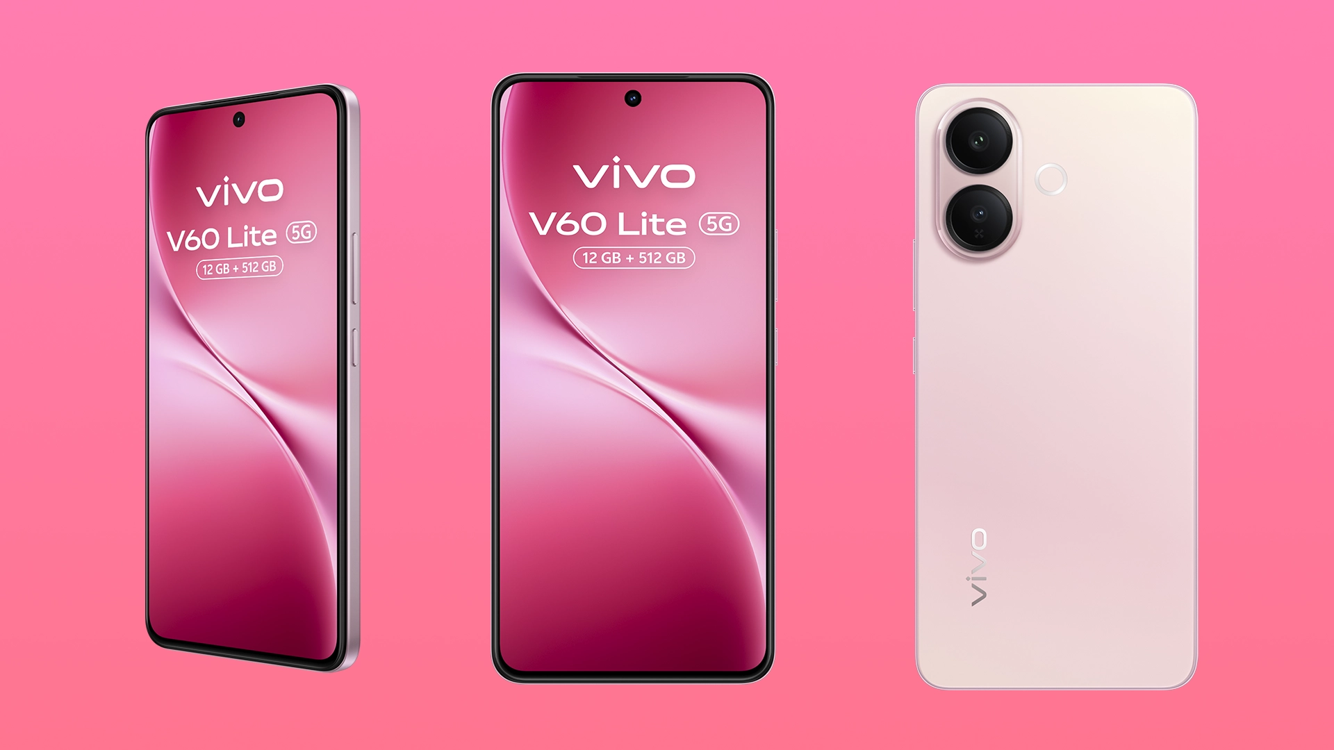 vivo v60 Lite Rosa