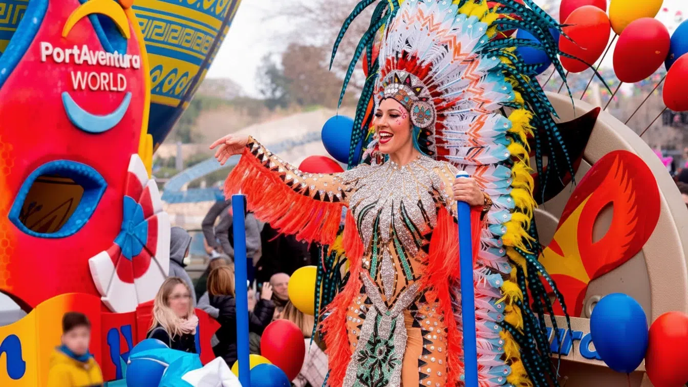 Carnaval en PortAventura World. Fotografía de archivo